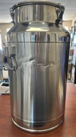 40L Stainless Steel Milk Can with Faucet & Sealed Lid – Heavy-Duty 10.57 Gallon Milk Jug, Silver (Brand New with Dents) - Image 3